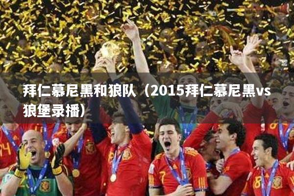 拜仁慕尼黑和狼队（2015拜仁慕尼黑vs狼堡录播）